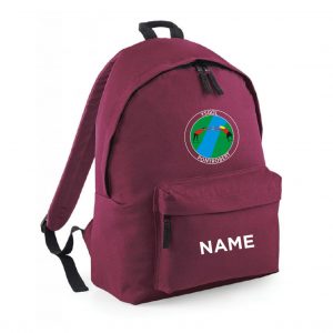 Pontrobert Burgundy Bagbase Ruck Sack (BG125)