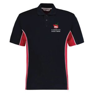 Cambrian Butchers & Farm Shop Navy / Red Polo Shirt