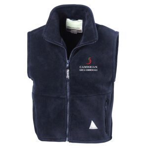 Cambrian Cars & Commercials (Children's) Navy Fleece Gilet