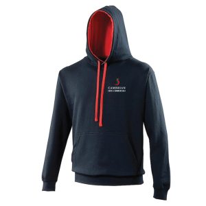Cambrian Cars & Commercials Navy / Red Hoodie