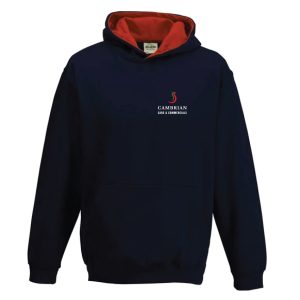 Cambrian Cars & Commercials (Children's) Navy / Red Hoodie