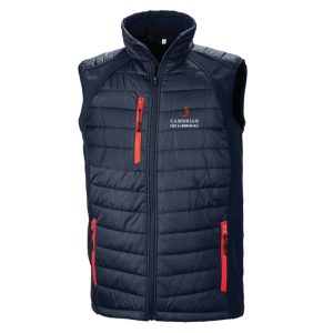 Cambrian Cars & Commercials Navy / Red Padded Gilet
