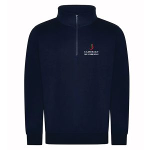 Cambrian Cars & Commercials ¼ Zip Sweatshirt Navy