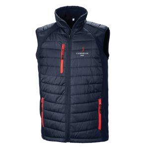 Cambrian Group Navy / Red Padded Gilet