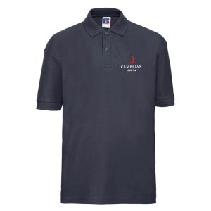 Cambrian Sporting (Children's) Navy Polo Shirt