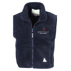 Dovey Valley Shooting Ground (Children's) Navy Fleece Gilet
